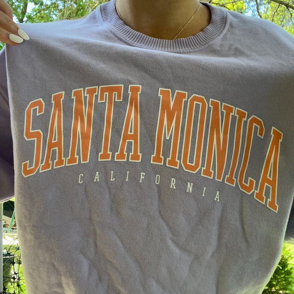 Light Purple Santa Monica Crewneck Size XS
